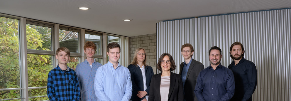 Gruppenfoto der Professur Öffentliche Finanzen Zu sehen sind die Mitglieder des Lehrstuhls für öffentliche Finanzen